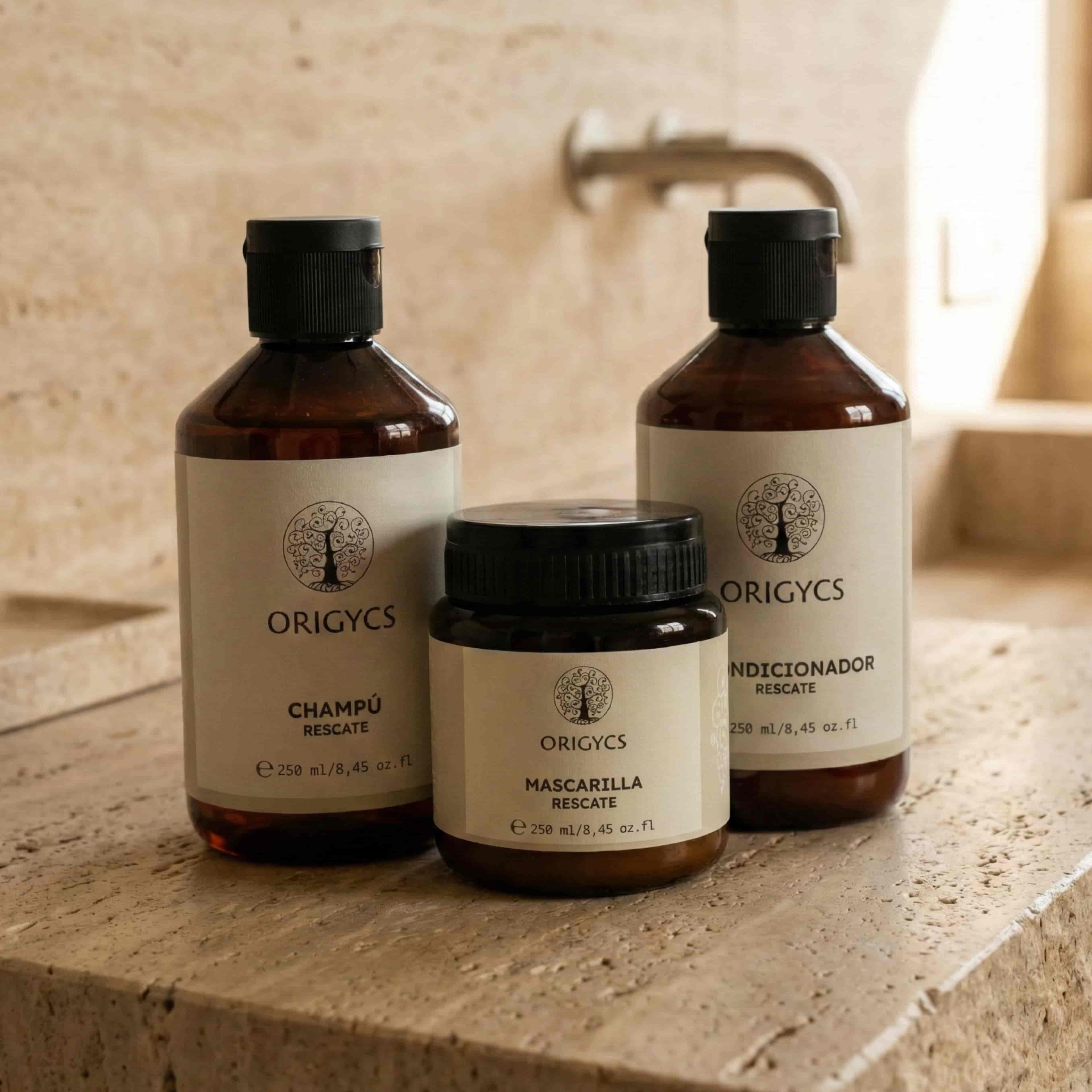 Combo de productos con beneficios reparadores del cabello
